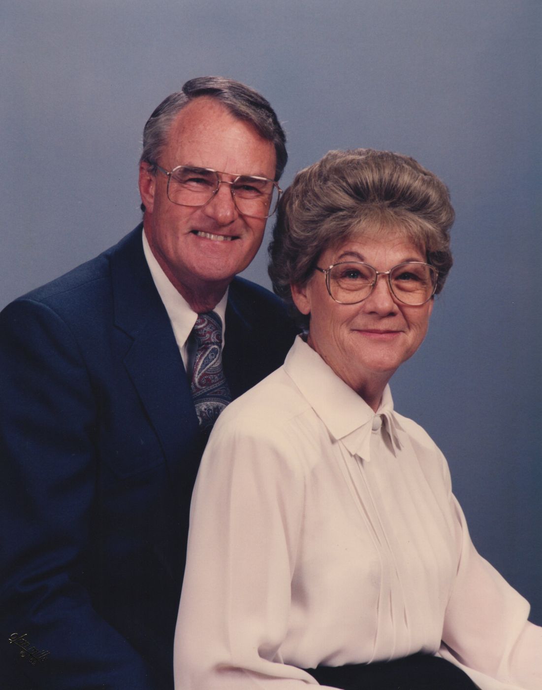 Bobby and Barbara Ward in a studio portrait